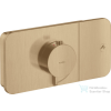 Hansgrohe AXOR ONE termosztátos falsík alatti kád /zuhany csaptelep,szálcsiszolt bronz 45711140