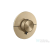 Hansgrohe AXOR SHOWERSELECT ID Round 1 funkciós falsík alatti termosztát, szálcsiszolt bronz 36756140