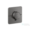 Hansgrohe AXOR SHOWERSELECT ID Softsquare falsík alatti termosztát, polírozott fekete króm 36775330