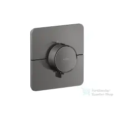 Hansgrohe AXOR SHOWERSELECT ID Softsquare falsík alatti termosztát, polírozott fekete króm 36775330 csaptelep