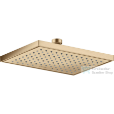 Hansgrohe AXOR SHOWERSOLUTIONS 24,5x18,5 cm-es fejzuhany, szálcsiszolt bronz 35373140 csaptelep