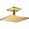 Hansgrohe AXOR SHOWERSOLUTIONS 30x30 cm-es 2 funkciós mennyezeti fejzuhany zuhanykarral,polírozott arany hatású 35320990
