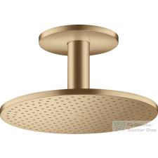 Hansgrohe AXOR SHOWERSOLUTIONS fejzuhany 300 2 jet mennyezeti csatlakozással,szálcsiszolt bronz 35304140 csaptelep