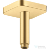 Hansgrohe AXOR SHOWERSOLUTIONS Softsquare 10 cm-es mennyezeti zuhanykar, szálcsiszolt arany hatású 26965250