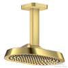 Hansgrohe AXOR SHOWERSPHERE Ecosmart 25x16 cm-es 1 jet mennyezeti esőztető zuhanykarral, polírozott arany hatású 39764990