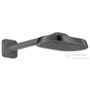 Hansgrohe AXOR SHOWERSPHERE Ecosmart+ 25x16 cm-es esőztető zuhanykarral, polírozott fekete króm 39770330