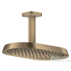 Hansgrohe AXOR SHOWERSPHERE Ecosmart 37x22 cm-es 1 jet mennyezeti esőztető zuhanykarral, szálcsiszolt bronz 39761140