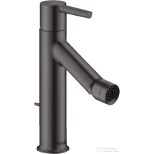 Hansgrohe Axor Starck egykaros bidé csaptelep automata leeresztővel, szálcsiszolt fekete króm 10214340 csaptelep