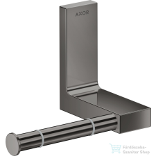 Hansgrohe AXOR UNIVERSAL RECTANGULAR wc papír tartó,polírozott fekete króm 42656330 fürdőszoba kiegészítő