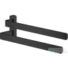 Hansgrohe AXOR UNIVERSAL SOFTSQUARE 40,9 cm-es dupla törölközőtartó,matt fekete 42821670