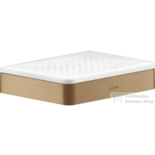 Hansgrohe AXOR UNIVERSAL SOFTSQUARE fali szappantartó,szálcsiszolt bronz 42803140 fürdőszoba kiegészítő