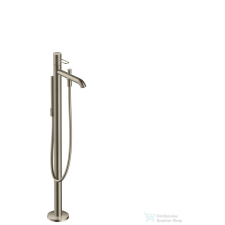 Hansgrohe AXOR UNO egykaros kádcsaptelep, szabadonálló, loop fogantyúval, szálcsiszolt nikkel 38442820 csaptelep