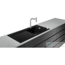 Hansgrohe C51 C51-F450-08 mosogató,csaptelep,lefolyó kombináció 1050x510 mm, króm 43219000 csaptelep