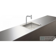 Hansgrohe C71 C71-F450-06 mosogató,csaptelep,lefolyó kombináció 550x500 mm, króm 43201000 csaptelep