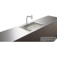 Hansgrohe C71 C71-F660-08 mosogató,csaptelep,lefolyó kombináció 760x500 mm, króm 43202000 csaptelep