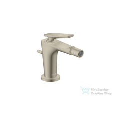 Hansgrohe CITTERIO C bidé csaptelep automata leeresztővel,szálcsiszolt nikkel 49210820 csaptelep