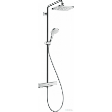 Hansgrohe CROMA E Showerpipe 280, 1 jet, termosztátos zuhanyrendszer, króm 27630000 csaptelep