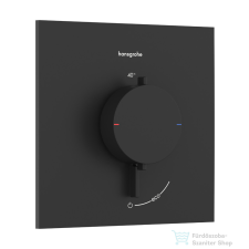 Hansgrohe ECOSTAT Comfort E falsík alatti kád/zuhany csaptelep, matt fekete 33710670 csaptelep
