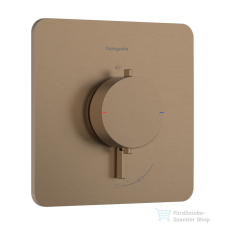 Hansgrohe ECOSTAT Comfort Q falsík alatti kád/zuhany csaptelep, szálcsiszolt bronz 33712140 csaptelep
