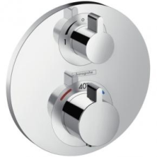 Hansgrohe , Ecostat S, falsík alatti termosztátos csaptelep, 2 fogyasztóhoz, 15758000 csaptelep