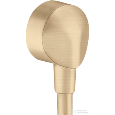 Hansgrohe FIXFIT E gégecső csatlakozó visszafolyás gátló nélkül, szálcsiszolt bronz 27454140 csaptelep