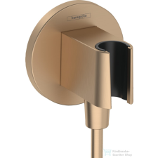 Hansgrohe FIXFIT S zuhanytartó gégecső csatlakozóval, szálcsiszolt bronz 26888140 csaptelep