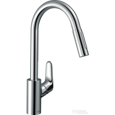 Hansgrohe FOCUS M41 Eco kihúzható fejes mosogató csaptelep,2 jet,SBox, króm 73895000 csaptelep