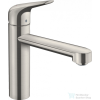 Hansgrohe FOCUS M42 mosogató csaptelep, nemesacél felület 71806800