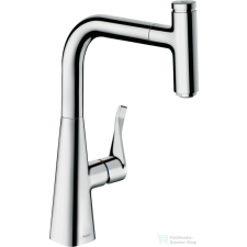 Hansgrohe METRIS Select M71 240 kihúzható fejes mosogató csaptelep,SBox, króm 73802000 csaptelep