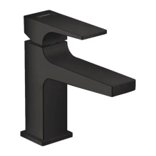 Hansgrohe Metropol 100 mosdócsaptelep Push-Open szeleppel, matt fekete csaptelep