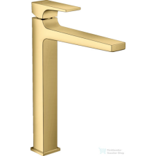 Hansgrohe METROPOL 260 magasított mosdó csaptelep klik-klak leeresztővel, polírozott arany hatású 32512990 csaptelep