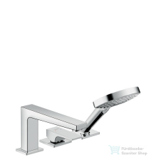 Hansgrohe METROPOL 3-lyukú, egykaros kádcsaptelep, peremre építhető, króm 32550000 csaptelep