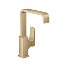 Hansgrohe Metropol egykaros mosdócsaptelep 230 Push-Open lefolyóval szálcsiszolt bronz csaptelep