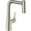 Hansgrohe Mosogató csaptelep Hansgrohe Metris M71 kihúzható zuhannyal rozsdamentes acél megjelenés 14834800