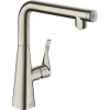 Hansgrohe Mosogató csaptelep Hansgrohe Metris Select M71 forgó karral rozsdamentes acél megjelenés 14847800