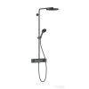 Hansgrohe Pulsify S Showerpipe 260 1 jet Showertablet Select 400 zuhanyrendszer, szálcsiszolt fekete króm 24220340