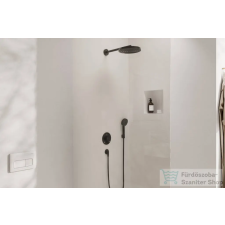 Hansgrohe PULSIFY S termosztátos falsík alatti zuhanyrendszer, szálcsiszolt fekete króm 24624340 csaptelep