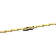 Hansgrohe RainDrain Flex Zuhanylefolyó színkészlet 1000, méretre vágható polírozott arany hatású 56046990 építőanyag