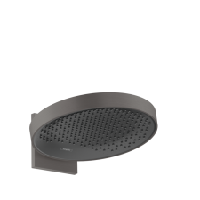 Hansgrohe Rainfinity Fejzuhany 360 1jet fali csatlakozóval szálcsiszolt fekete/króm 26230340 csaptelep