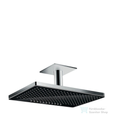 Hansgrohe Rainmaker Select 460 2jet fejzuhany mennyezeti csatlakozással, fekete üveg 24004600 csaptelep