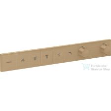 Hansgrohe RainSelect falsík alatti termosztátos csaptelep színkészlet 5 fogyasztóhoz,szálcsiszolt bronz 15384140 csaptelep