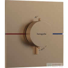 Hansgrohe ShowerSelect Comfort E termosztát falsík alatti szereléshez,szálcsiszolt bronz 15574140 csaptelep