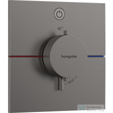 Hansgrohe ShowerSelect Comfort E termosztát falsík alatti szereléshez,szálcsiszolt fekete króm 15571340 csaptelep
