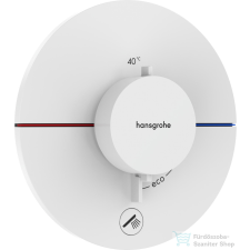 Hansgrohe ShowerSelect Comfort S 1+1 funkciós termosztát mennyiségszabályozóval,falsík alatti szereléshez,matt fehér 15562700 csaptelep