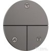 Hansgrohe ShowerSelect Comfort S 3 funkciós falsík alatti kád /zuhany csaptelep belső egység nélkül,szálcsiszolt fekete króm 15558340