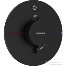Hansgrohe ShowerSelect Comfort S termosztát falsík alatti szereléshez,matt fekete 15553670 csaptelep