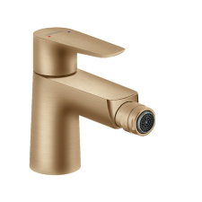 Hansgrohe Talis E egykaros bidécsaptelep automata lefolyó-garnitúrával szálcsiszolt bronz csaptelep