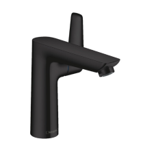 Hansgrohe Talis E egykaros mosdócsaptelep 150 automata lefolyó-garnitúrával matt fekete csaptelep