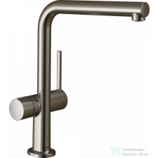 Hansgrohe TALIS M54 egykaros mosogató csaptelep 270 elzárószeleppel, nemesacél felület 72807800 csaptelep