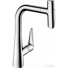 Hansgrohe Talis Select M51 M5117-H220 egykaros mosogató csaptelep kihúzható kifolyóval, króm 72824000 csaptelep